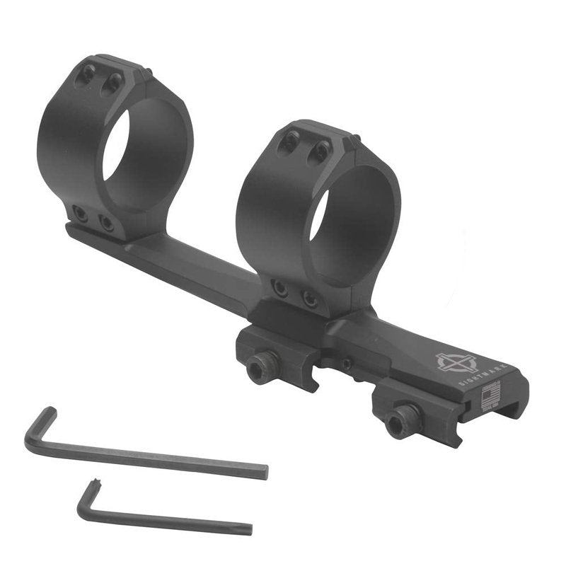 Sightmark Tactical 30mm Fixed Cant Mount, 20 MOA, 6061-T6 Aluminum, Pick Rail, Matte Black, 2-Inch Forward Offset (SM34019)