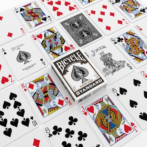 Bicycle Black Playing Cards - Standard Index Poker Deck