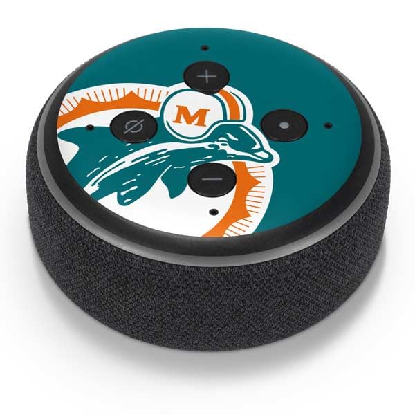 Amazon Echo Dot 3 Skin - NFL Miami Dolphins Retro Logo