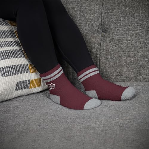 Mississippi State Bulldogs Cozy Two Stripe Socks - One Size
