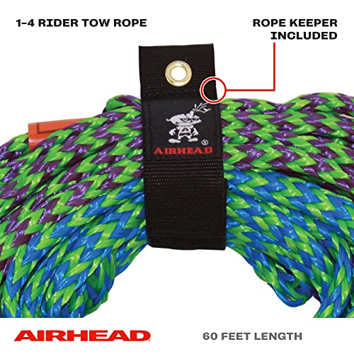 Heavy Duty 4-Person Tow Rope for Tubes - 60 ft UV Resistant