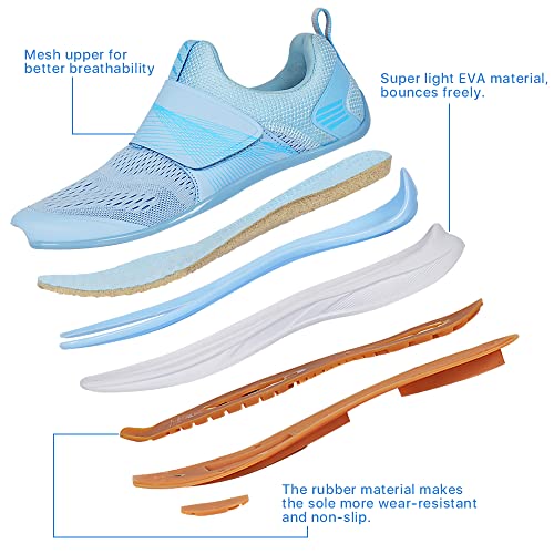 Indoor Cycling Shoes for Women - SPD Cleats Compatible - White