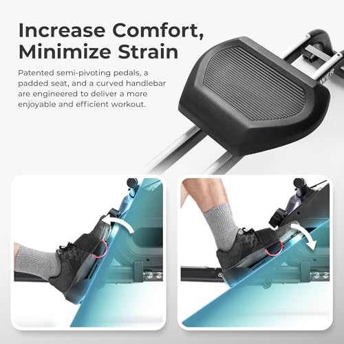 Smart Magnetic Rowing Machine - Dual-Rail Premium Design