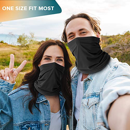 Neck Gaiter Face Mask Scarf - UV Protection Tube - Army Green
