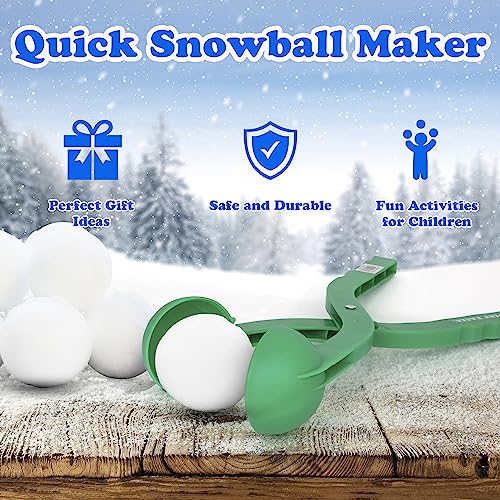 Happy Snowball Maker - Blue 3 Pack | Durable Plastic Design