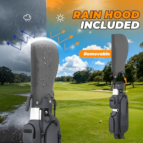 Lightweight Golf Stand Bag with 3-Way Dividers - Weatherproof