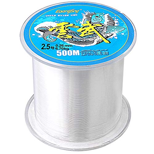 Clear Fishing Wire - 1640ft Durable Invisible String for Decorations