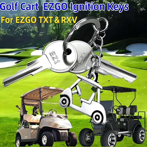 Replacement Ignition Keys for Golf Carts - 1982-Up Gas & Electric - 2PCS