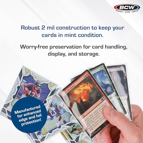 Protective Card Sleeves - 2-5/8 x 3-5/8 Inches