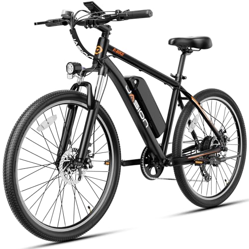 Electric Mountain Bike with 1000W Motor & Removable Battery - Dark