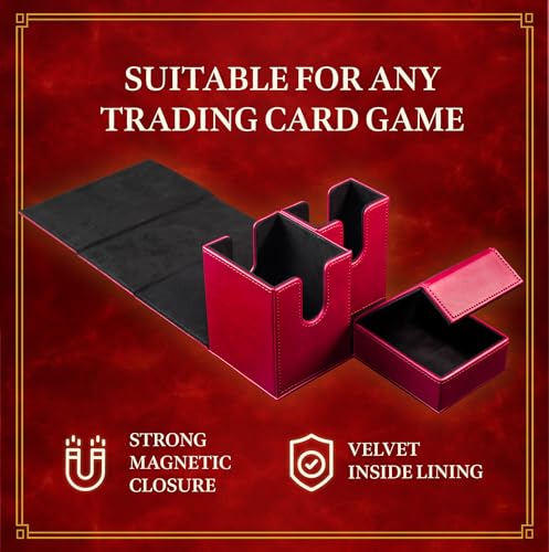 Arcana Key Foil Deck Box for 150+ Cards - SleeveChief Luxury Card Organizer
