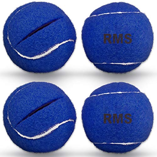 Walker Glide Balls - Precut Openings for Easy Installation - Blue, 4 Count