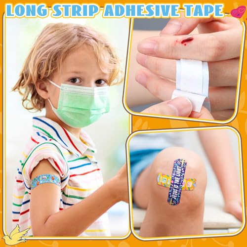Geiserailie 200 Jesus Christian Bible Verse Kids Bandages Bulk - Child-Friendly Wound Care