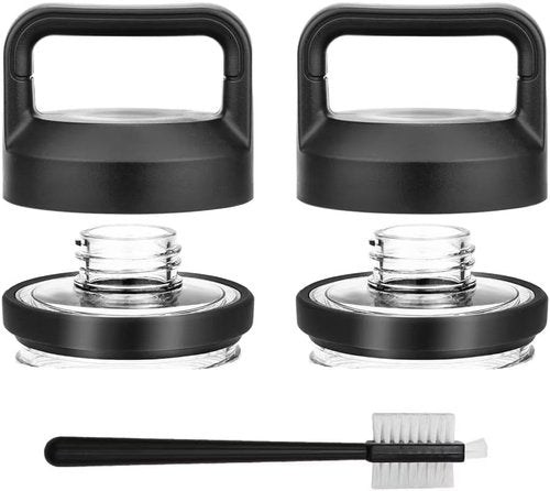 Alrens Chug Cap Replacement for Yeti Rambler Bottles - Durable Screw Top Lid | Dishwasher-Safe, 2 Pack