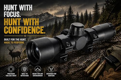 Trinity 4x32 Scope for Savage Model 64 with Mil-Dot Reticle