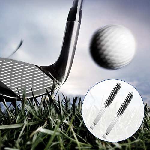 Stainless Steel Golf Club Hosel Cleaning Brush - 9mm Set of 2