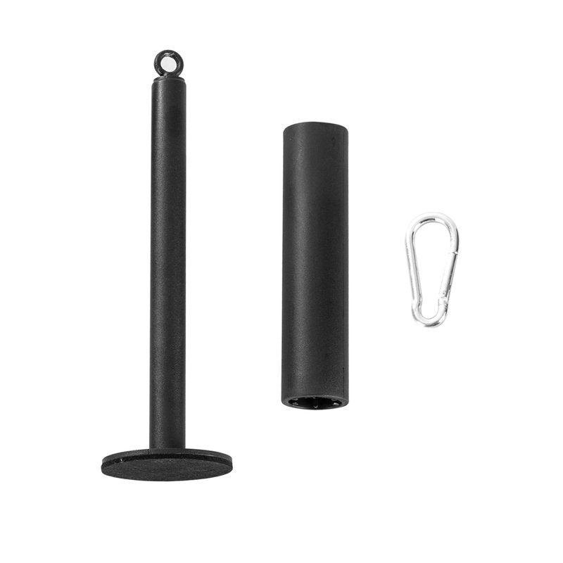 Tanverok Loading Pin for Cable Pulley System, 500LB Capacity Weight Stack Pin with Carabiner, Fits 1" & 2" Olympic Plates, Anti-Slip Base for Home Gym, Power Rack & LAT Pulldown Attachment