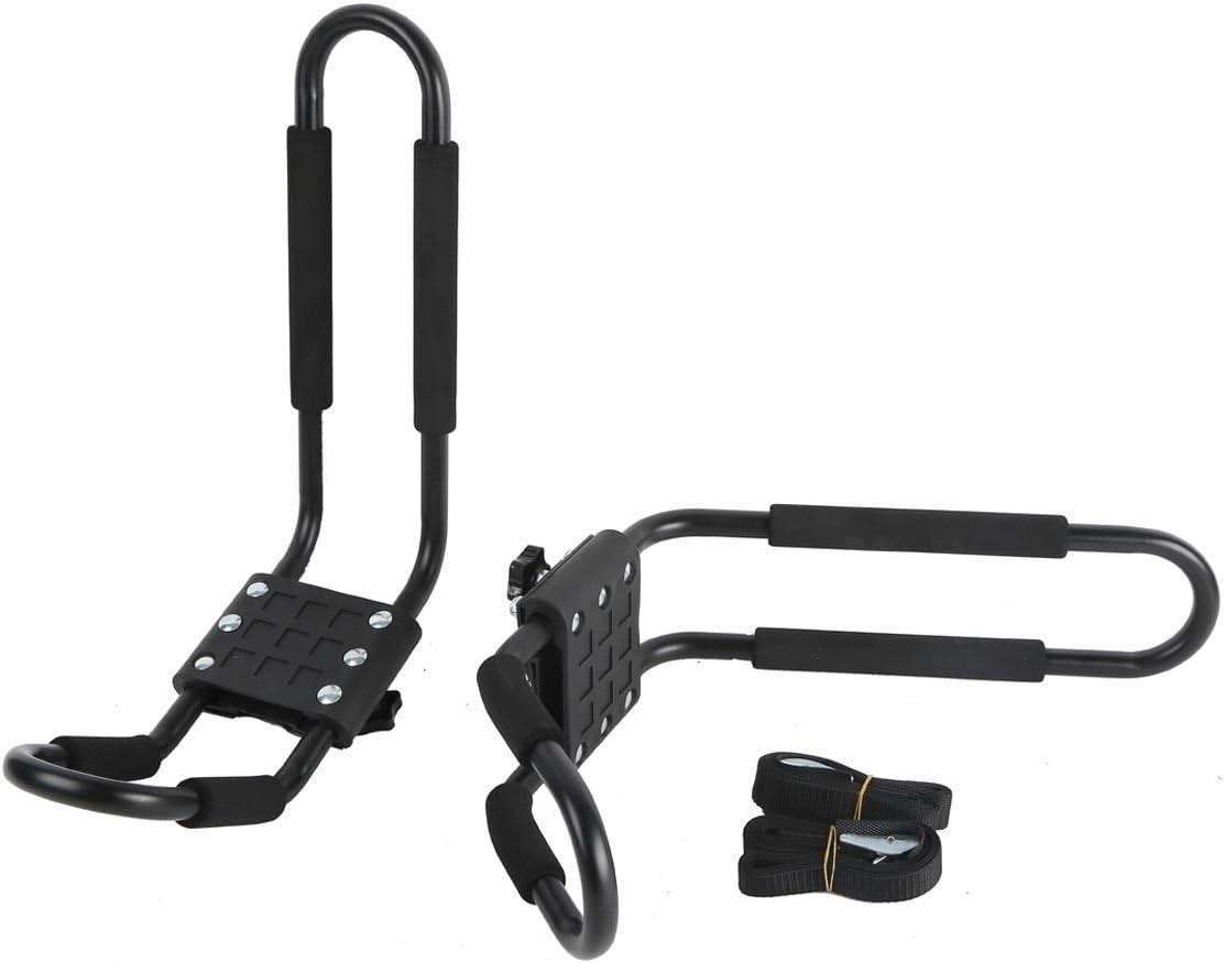 XMT-MOTO J-Bar Kayak Carrier - Universal Top Mount Roof Rack for SUVs & Vans - 2 Pairs