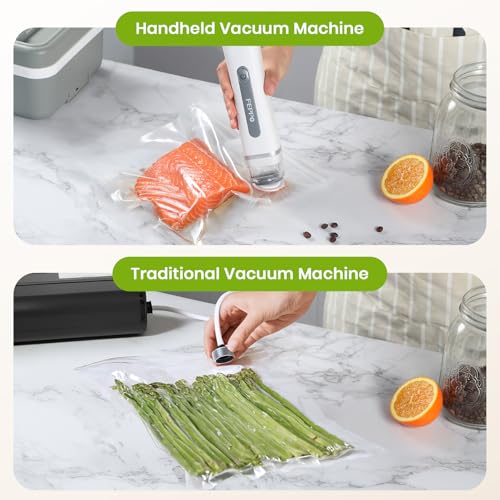 FEPPO Clear Vacuum Sealer Bags 30 Pack (M+L Sizes) Food Storage & Freshness