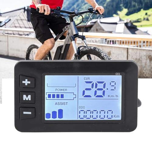 Electric Bicycle LCD Display Control Panel - Wireless Speedometer & Odometer