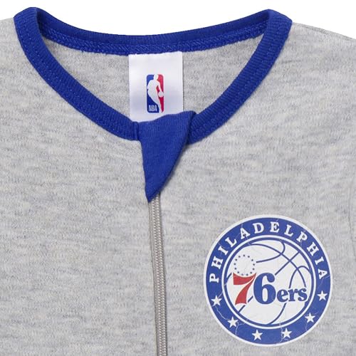 NBA Baby Footless Pajamas - Philadelphia Sixers, 9 Months
