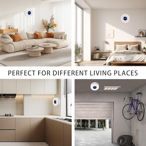 Kesy Upgraded Smoke and Carbon Monoxide Detector 10-Year Lifespan, Dual Sensor Smoke Alarm & Carbon Monoxide Detector (1 Pack)