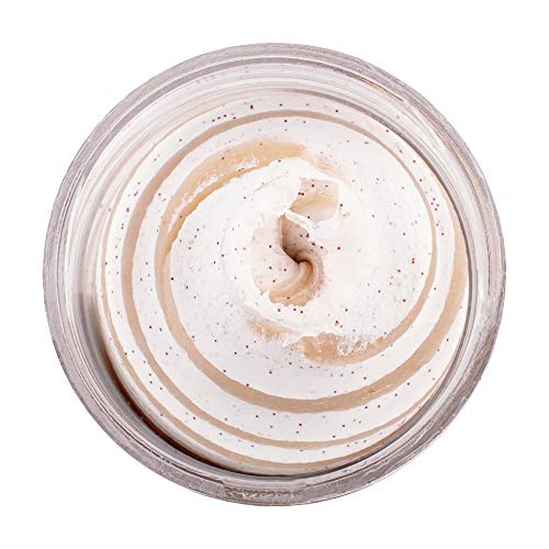 PowerBait Glitter Chroma-Glow Floating Fishing Dough - Mallow Glow Red