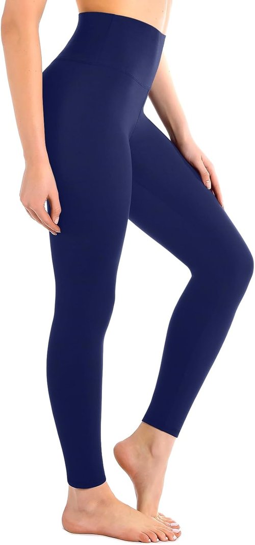 Leafigure High Waisted Leggings - Soft, No See-Through Yoga Pants for Women | Ideal for Gym & Running