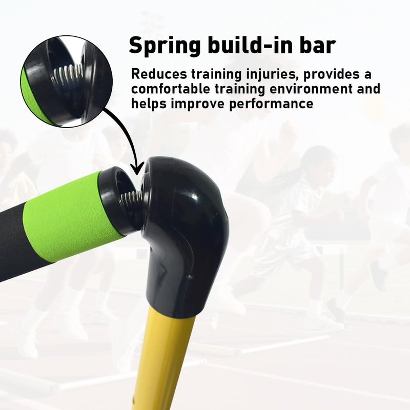 Morimoe Adjustable Height Training Hurdle Newly Upgraded Injury-Reducing Track & Field Hurdles for Athletes & Adults (1)