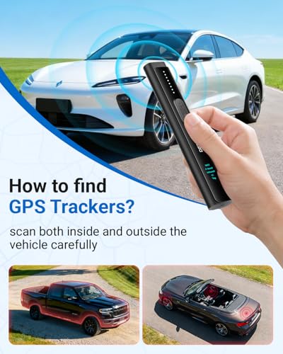Portable Hidden Camera & GPS Tracker Detector for Travel and Hotels