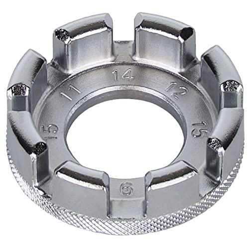 Premium Bicycle Spoke Wrench Tool - 9 to 15 Sizes, Anti-Skid
