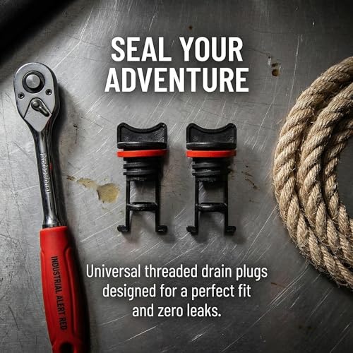 Nylon Kayak Drain Plug Kit - 2PCS 3/4 Inch Threaded Plugs