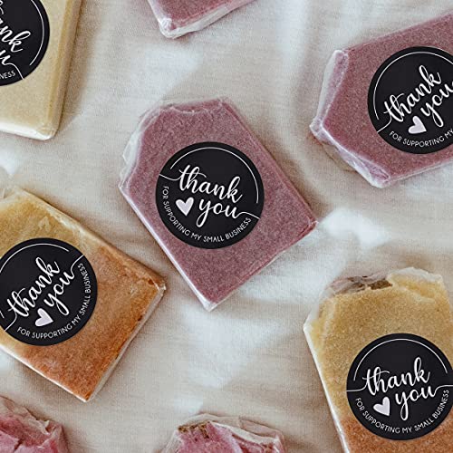 Thank You Stickers - 2" Round Roll of 500 for Small Business