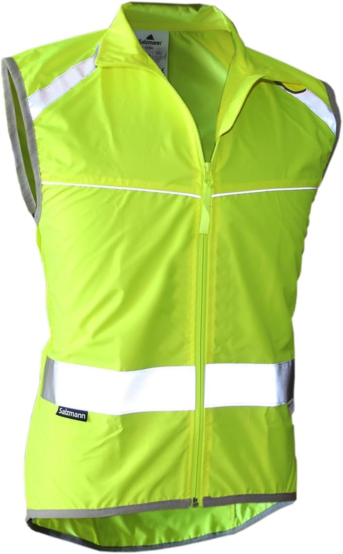 Salzmann High Visibility Cycling Vest - Reflective Gilet with 3M Scotchlite Technology