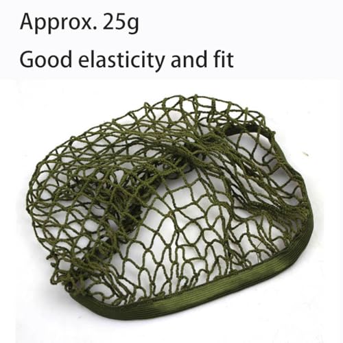 Airsoft Helmet Net Cover - Army Green Camouflage for M1 M35 M88 MK1 MK2 GK80