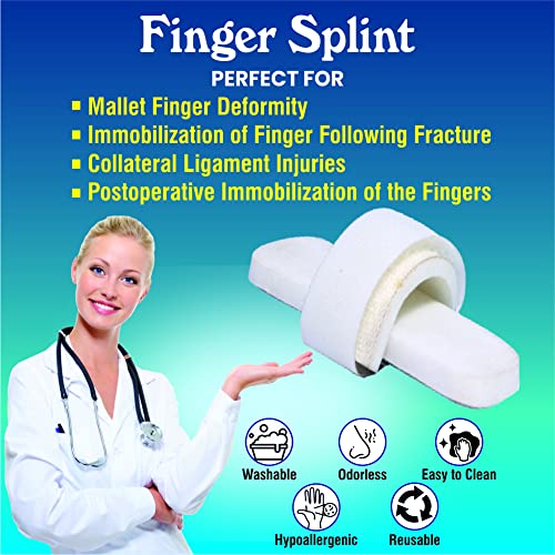 Mallet Finger Splint - Adjustable Trigger Finger Brace for Pain Relief
