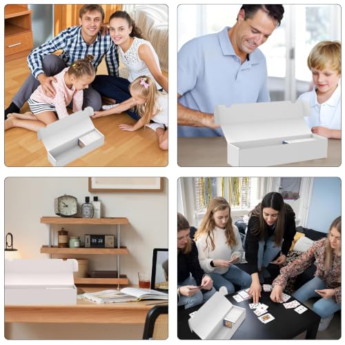 10-Pack Trading Card Storage Box for 1100 Game Cards - Durable Corrugated Design