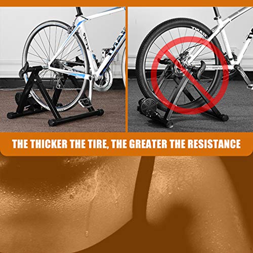 Indoor Bicycle Trainer Stand with Magnetic Flywheel & 5 Resistance Levels