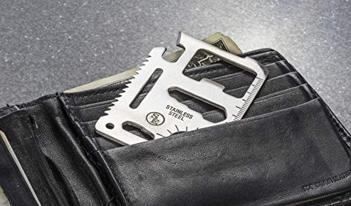 11-Function Stainless Steel Survival Pocket Tool - MT908-1