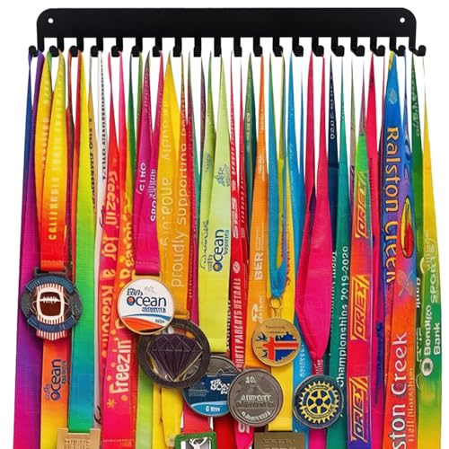 Steel Medal Hanger Display Rack for 63+ Medals - Easy Install