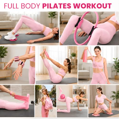 20-in-1 Pilates Kit for Home Workouts - Full Body Training Set
