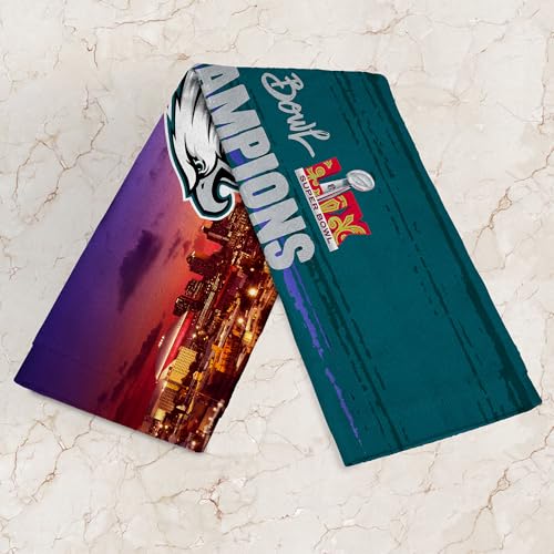 Philadelphia Eagles NFL Super Bowl Fan Towel 2-Pack - 16" x 25"
