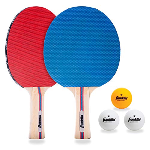 Ping Pong Paddle Set - 2 Player Table Tennis Kit with Balls