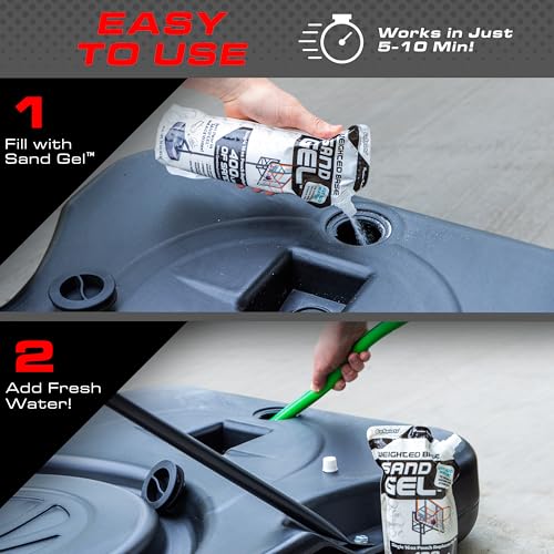 Sand Gel Weighted Base Filler for Basketball Hoops & Umbrellas - 16 oz
