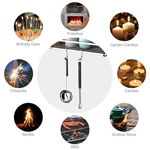 USB Rechargeable Electric Candle Lighter with 360° Flexible Neck - Black