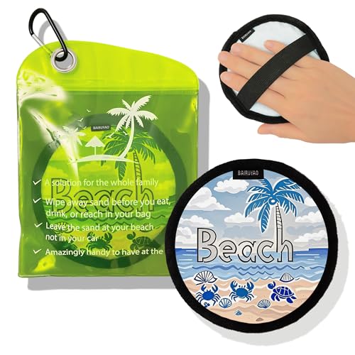 Beach Sand Remover Bag with Elastic Band - Blue
