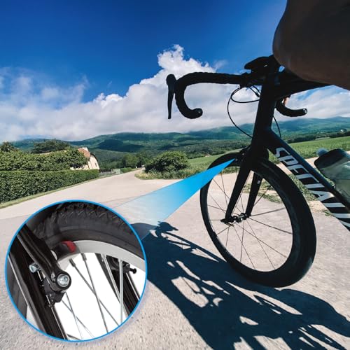 V-Brake Pads Set - 2 Pairs with Hex Nut & Shims - Black