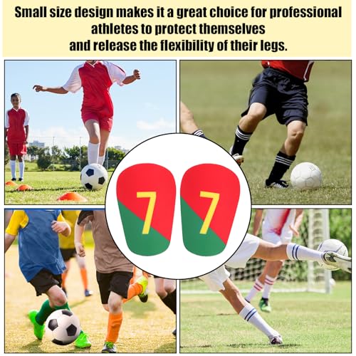 Mini Soccer Shin Guards - Lightweight Impact-Resistant Pads