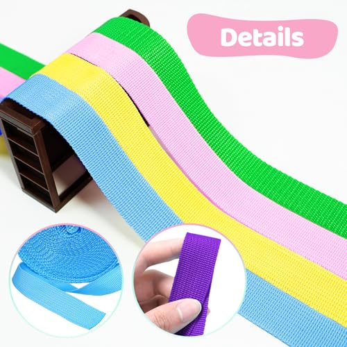 1 Inch Dark Blue Polypropylene Webbing Strap - 10 Yards
