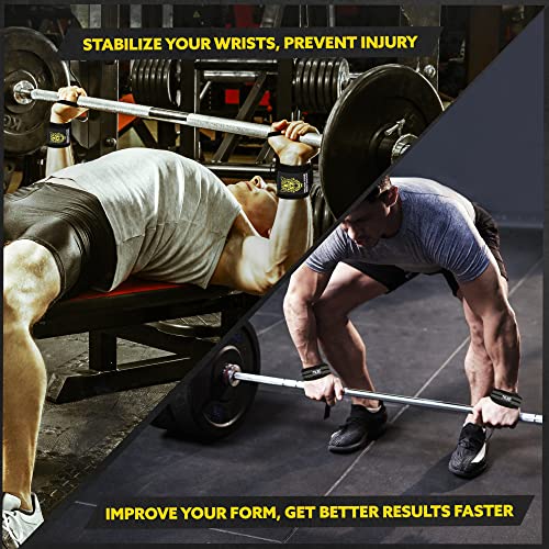 21-Inch Wrist Wraps and 24-Inch Lifting Straps Set - Green